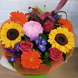 Bright and Vibrant bouquet - Gold Coast City Florist