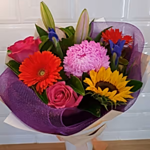 Bright and Vibrant bouquet - Gold Coast City Florist
