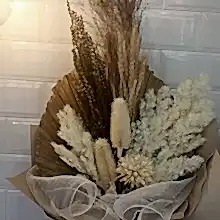 Load image into Gallery viewer, Natural tone Dried flower bouquet - Gold Coast City Florist
