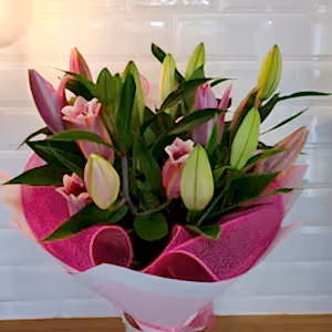Oriental Lily Bouquet - Gold Coast City Florist