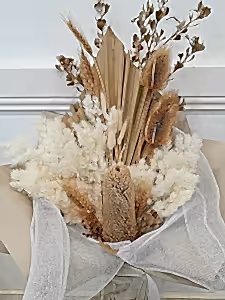 Natural tone Dried flower bouquet - Gold Coast City Florist