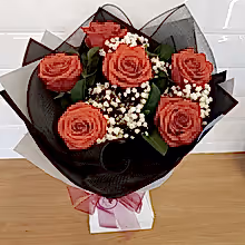 Load image into Gallery viewer, 6 rose bouquet - Gold Coast City Florist
